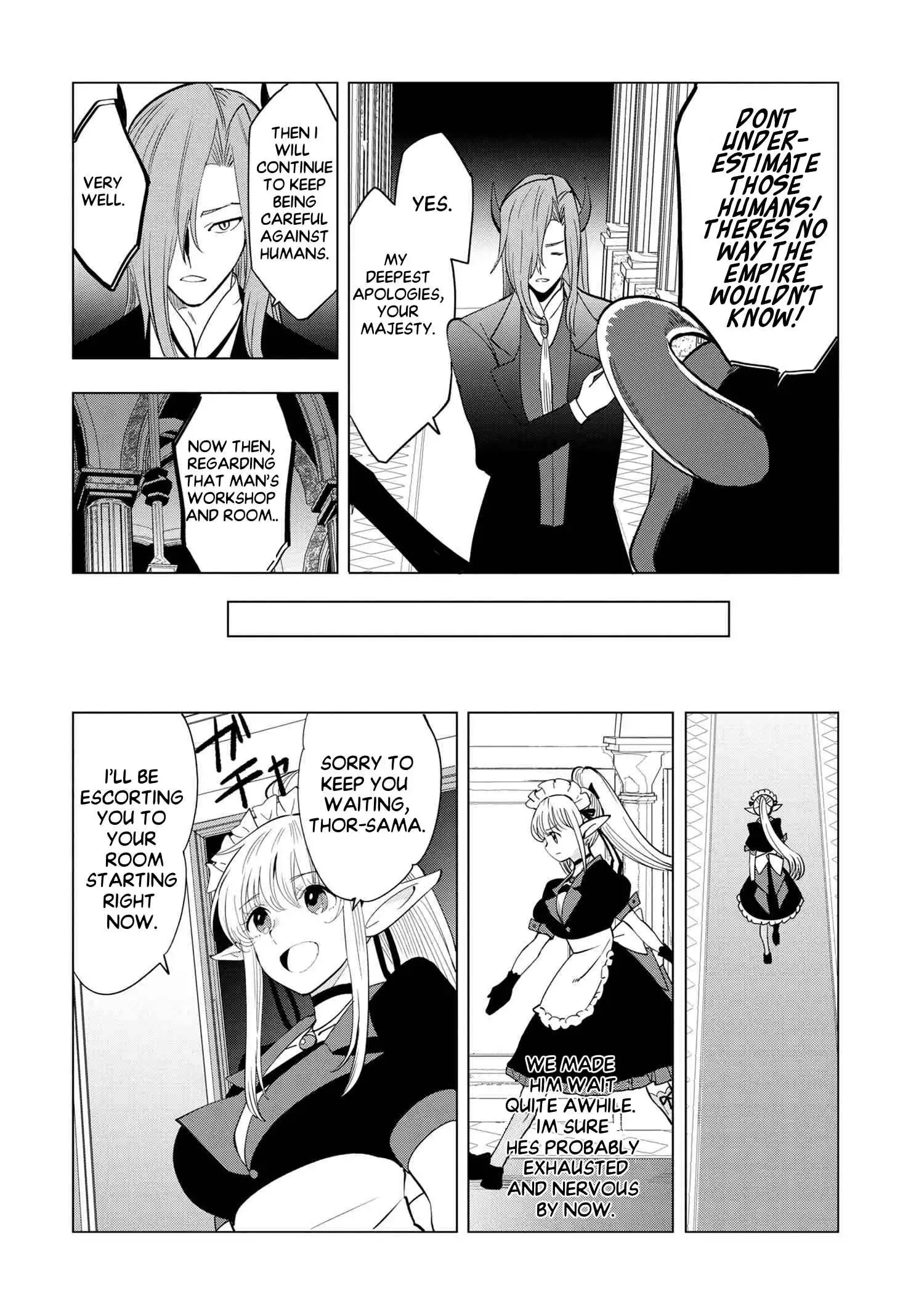 Souzou Renkinjutsushi wa Jiyuu wo Ouka suru: Kokyou wo Tsuihou saretara, Maou no Ohizamoto de Chouzetsu Kouka no Magic Item Tsukuri-houdai ni Narimashita Chapter 2.4 4